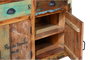 GINER Y COLOMER Aparador de madera reciclada multicolor